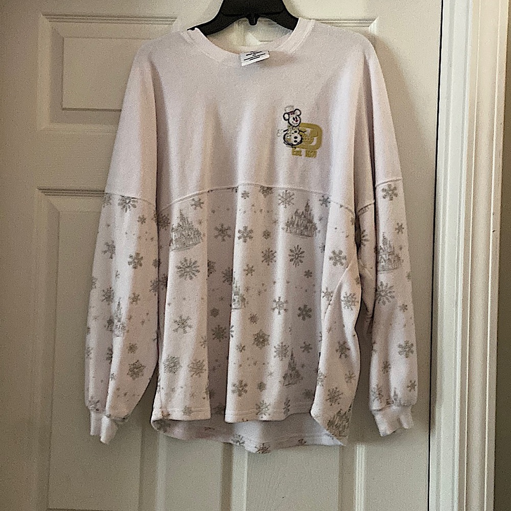 💎White Velour Snowman/Castle Spirit Jersey💎